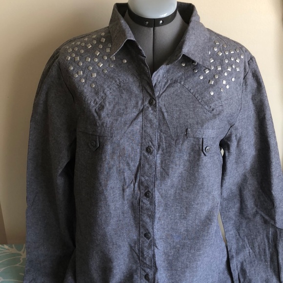 Olsenboye Button Down Long Sleeve Shirt - Picture 2 of 7